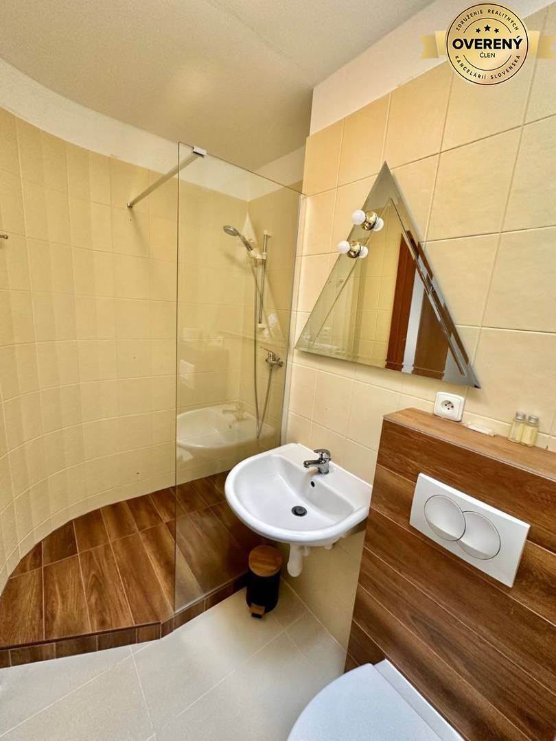 Veľký 2 izbový zariadený byt na dlhodobý prenájom v centre Trnavy s ba